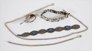 Smycken 5 delar, silver 