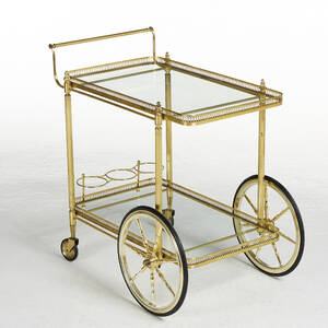 Serveringsvagn mässing