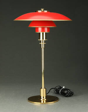 Poul Henningsen. Bordlampe, PH 32, jubilæumsmodel