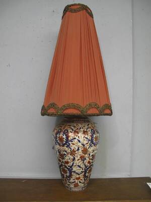 Bordslampa, Porslin