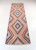 Persisk Kermanshah nomade-kelim, 270x84 cm.