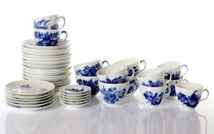 BLÅ BLOMST, SERVISDELAR, 19 ST