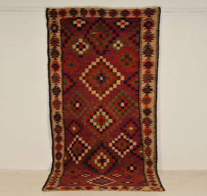 Persisk Harsin Kelim, 293x145 cm.