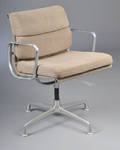 Charles Eames 1907-1978. Soft Pad Alu Chair, Model EA 208.