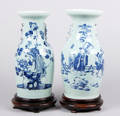 To vaser af porcelæn, Kina 1800 tallet 4.