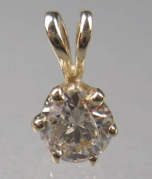Brillantvedhæng - Ca. 0.40 ct.