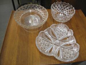 Skålar  fat, 3 delar