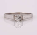 Brillant solitairering, ca. 0.25 ct.