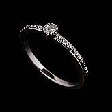 Ring 18 k vitguld briljant