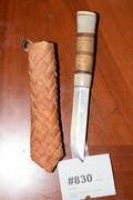 Hornkniv med slida, L 22 cm