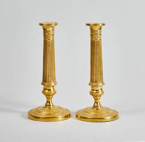 Kolonnljusstakar, 1 par