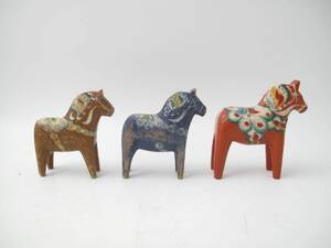 Dalahästar, 3 st