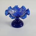 SKÅL, glas med handmålad dekor, 1900-talets första del