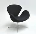 Arne Jacobsen 1902 - 1971. Svanen. Hvilestol med returdrej, model 3320, Red Label