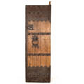 TEMPELDÖRR, järnbeslagen hardwood, Kina, 1900-tal.