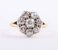 Victoriansk diamantrosetring,1800 tallet slutning