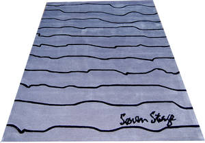 Moderne håndtuftet designtæppe, design Søren Stage. 200 x 140 cm.