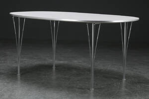 Piet Hein  Bruno Mathsson. Super Ellipse spisebord Denne vare er sat til omsalg under nyt varenummer 4587627