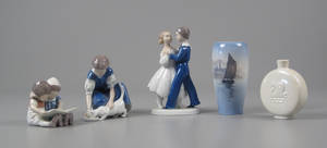 BG Kgl. Figurer samt vaser 5