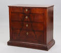 Christian VIII kommode af mahogny