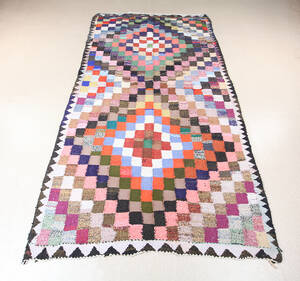 Persisk Kermanshah nomade-kelim, 270x150 cm.