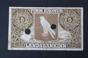 Island 5 kr. 18851900.
