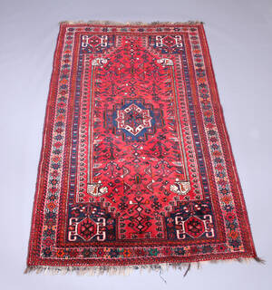 Persisk tæppe, uld på bomuld, 167 x 265 cm