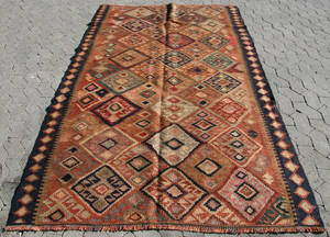 Persisk Kelim 268 x 156 cm.