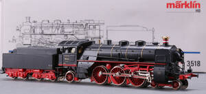 Märklin. Damplokomotiv 3518