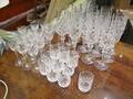 Glasservisdelar, ca 40 del