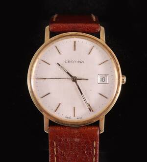 Herrarmbandsur, Certina, 18k