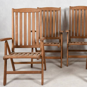 TRÄDGÅRDSSTOLAR, 3 st, 1900-tal.