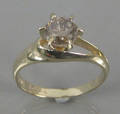 Solitairering. Ca. 1.30 ct