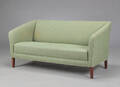 To pers. sofa, polstret med uld