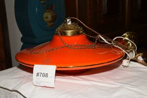 Taklampa 70-tal, diam 40 cm, H 20 cm