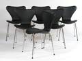 Arne Jacobsen, 6 stole, Syveren, model 3107 6