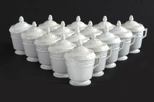 Krämkoppar 15st, KPM Berlin, Tyskland