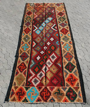 Persisk Kelim 216 x 135 cm.
