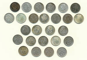 Danmark samling 10 ører 1874-1922