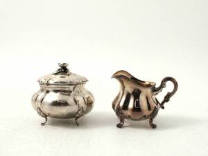 Sockerskål,  gräddkanna