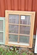 Fönster m. karm 80x62