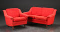 To-pers. sofa samt lænestol, teak, 1960erne 2