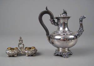 Moccakande samt saltkar 2