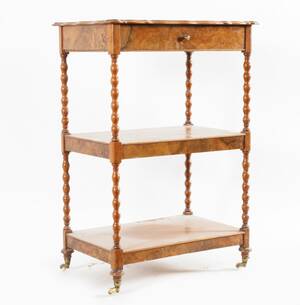 Etagebord, 1800-talets slut