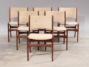  Dansk møbelproducent 6 spisestole i teak 