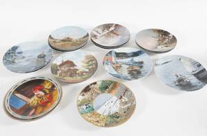 Samlartallrikar 18st