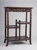 Kinesisk bord af hardwood ca. 1880