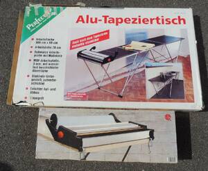 Tapeseringsbord och maskin 