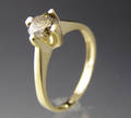 Solitaire ring ca. 0.86 ct.