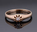 093917 B. Hertz, ring af 14 kt. Guld